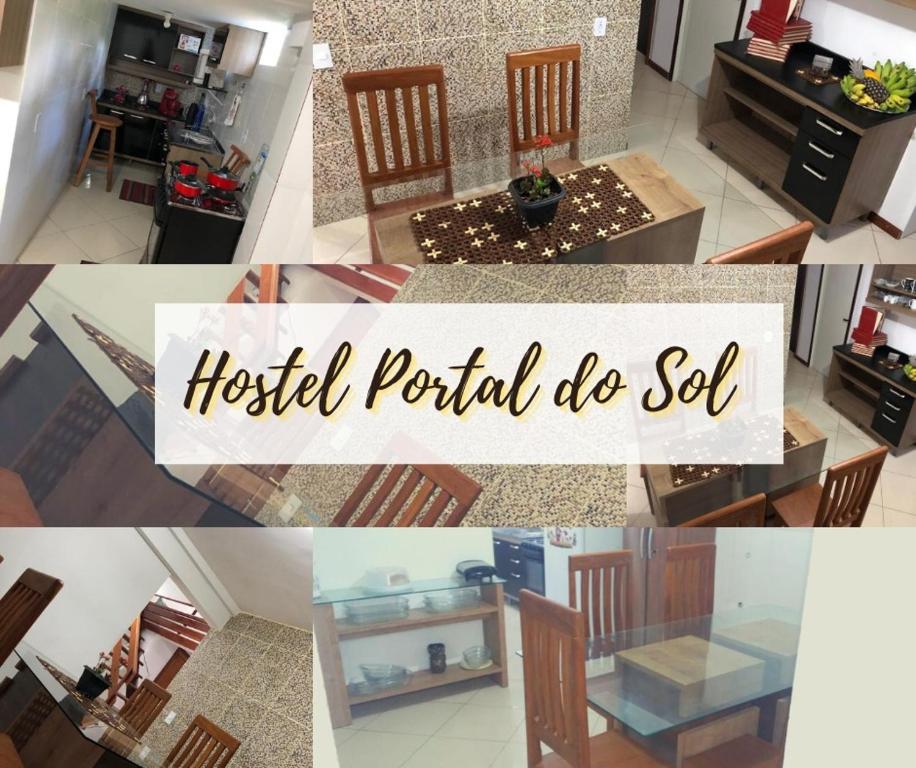 Kuchyň nebo kuchyňský kout v ubytování Hostel portal do sol