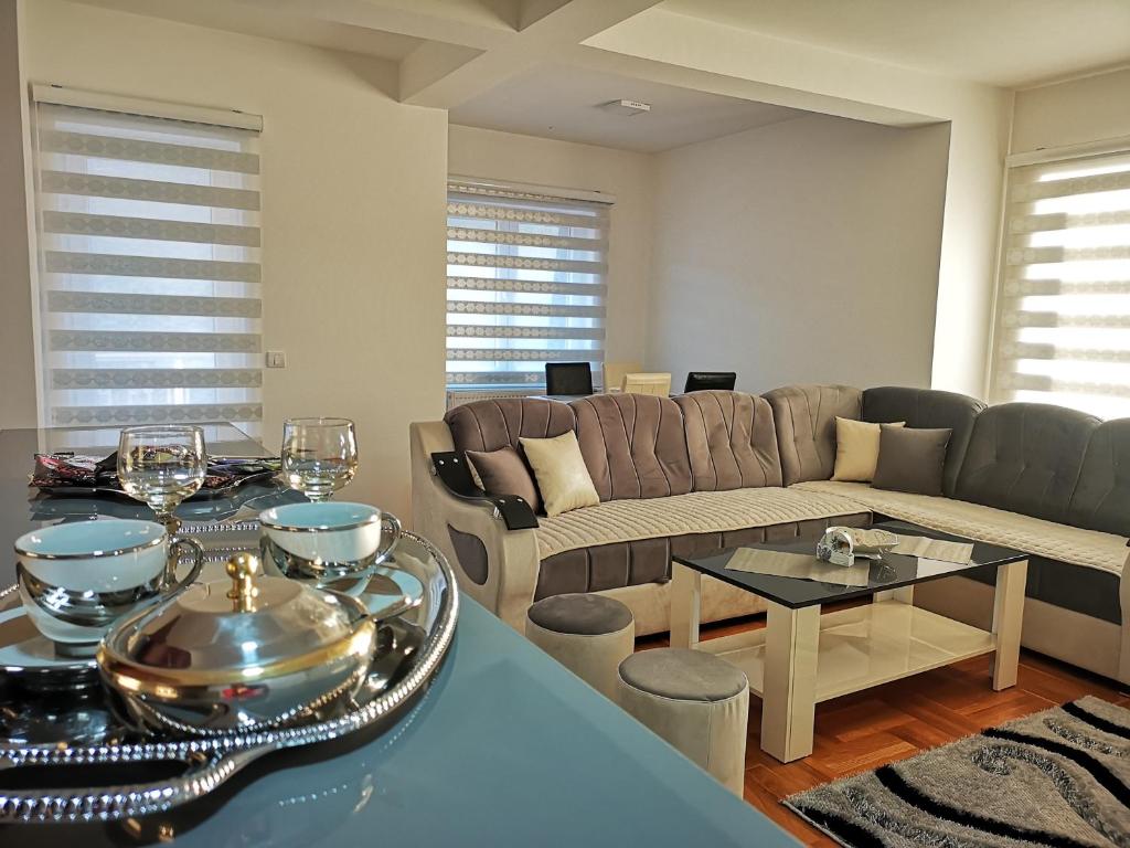 Posezení v ubytování Apartman Novak Zlatar