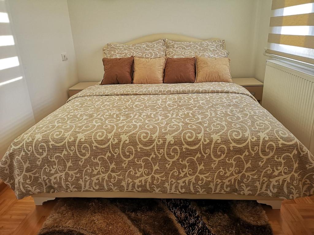 Postel nebo postele na pokoji v ubytování Apartman Novak Zlatar