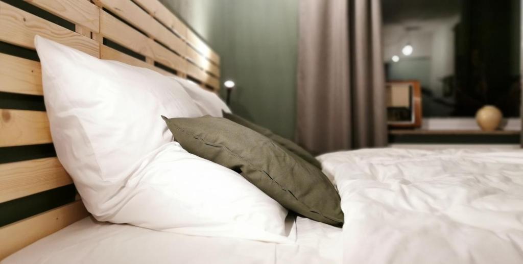 Postel nebo postele na pokoji v ubytování Zum G'Leut