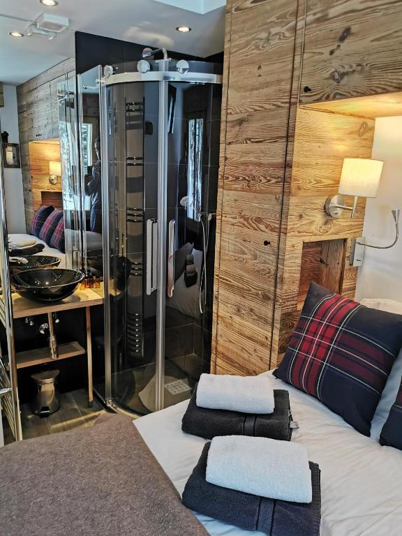 Posezení v ubytování Verbier Medran + Private Sauna
