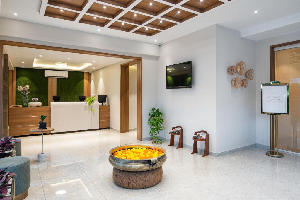 Televisor o centre d'entreteniment de Time Square Boutique Hotel & Spa
