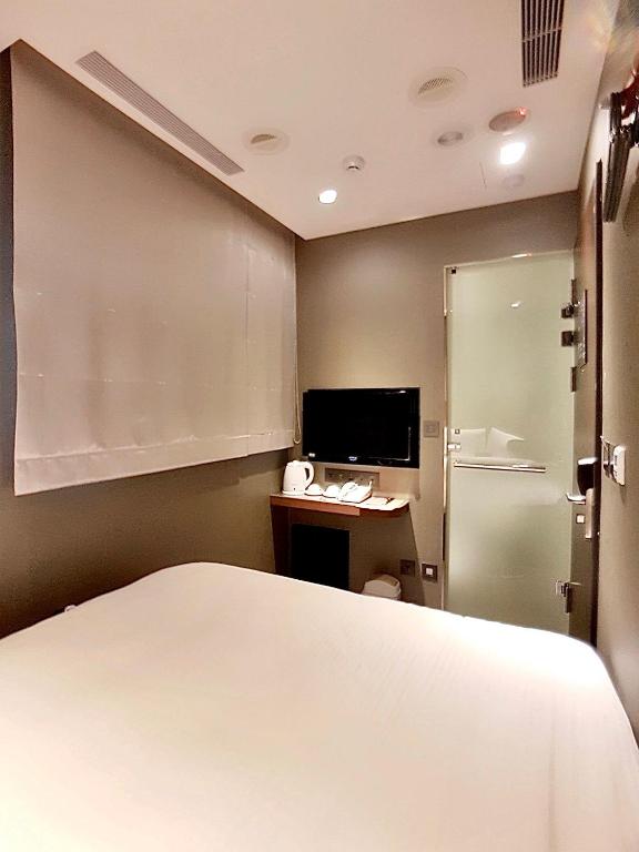 TV a/nebo společenská místnost v ubytování Beauty Hotels Taipei - B7 Journey