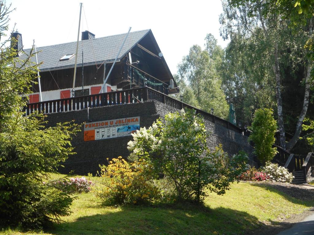 Zahrada ubytování Pension U Jelinka