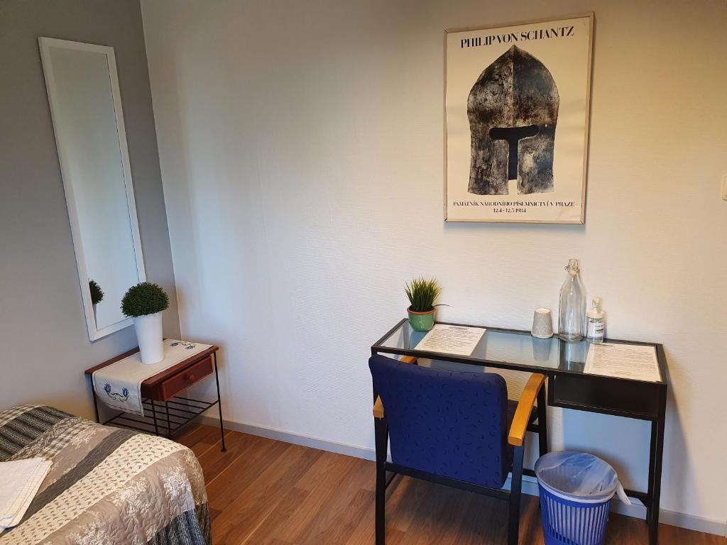 Postel nebo postele na pokoji v ubytování Brukshotellet Skinnsberg