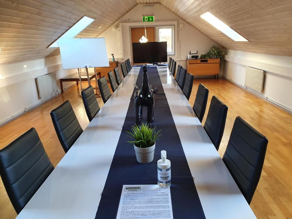 Konferenční prostory v ubytování Brukshotellet Skinnsberg