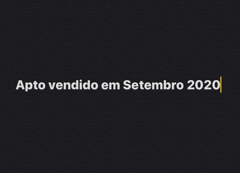  Apto vendido em Setembro