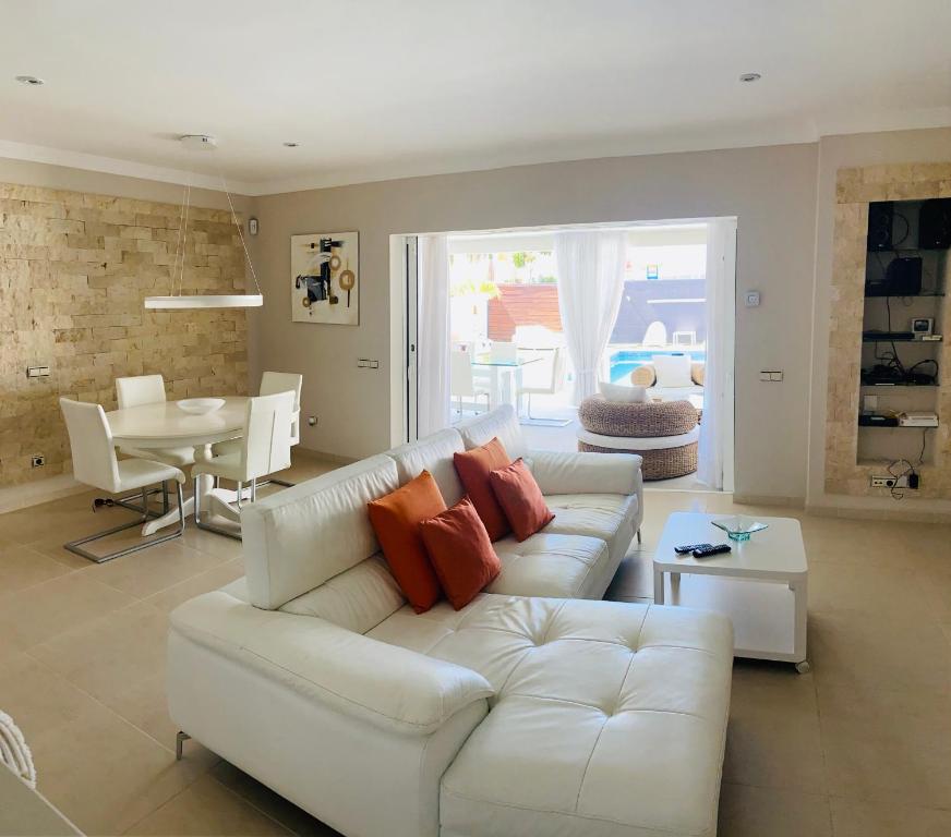 Posezení v ubytování Olivia Holidayhouse Maspalomas