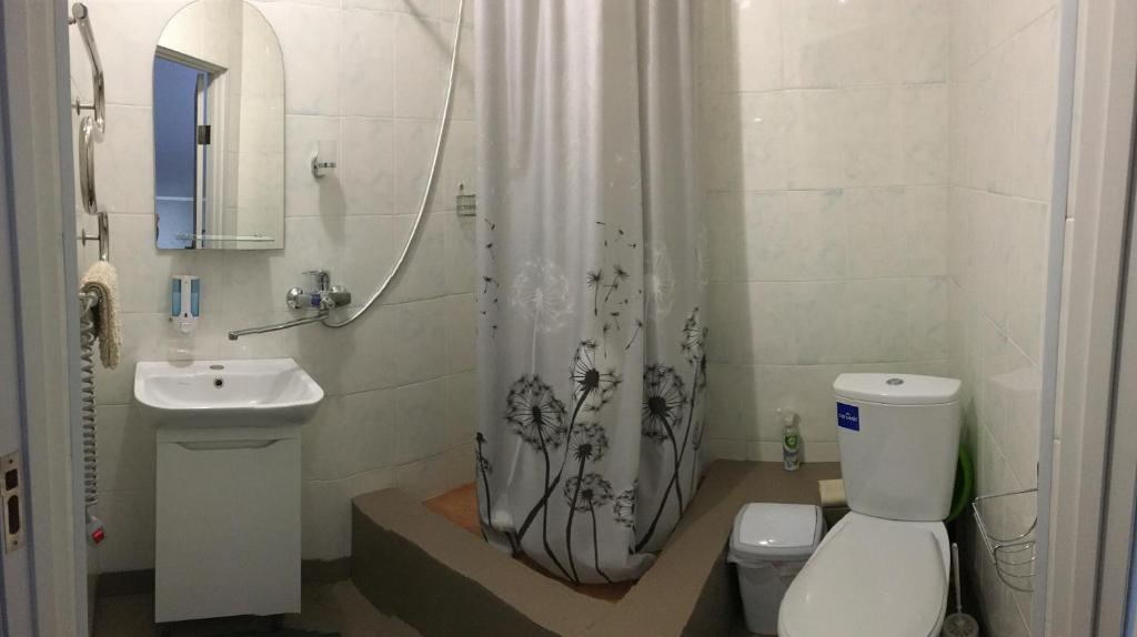 Koupelna v ubytování Mini-Hotel Serpanok