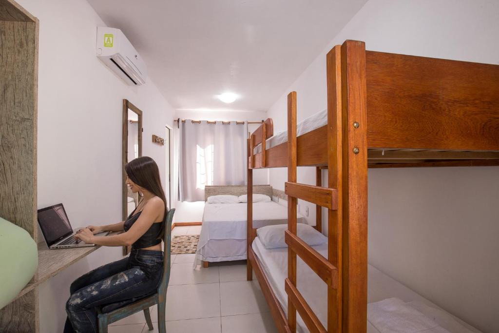 Hotel Chácara das Flores - Vierbettzimmer Mit Eigenem Bad