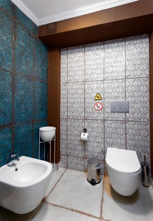 Koupelna v ubytování Ece Marina Suites