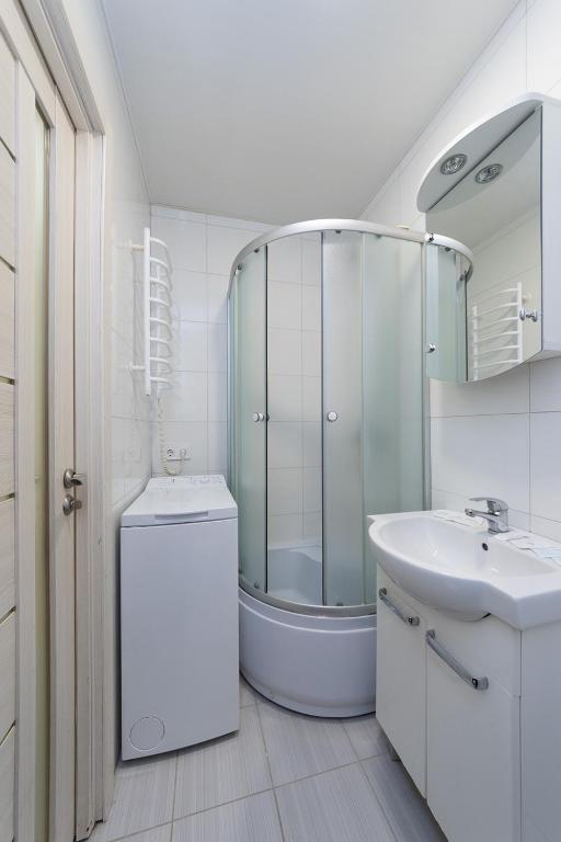 Koupelna v ubytování FlatRent SmartHouse