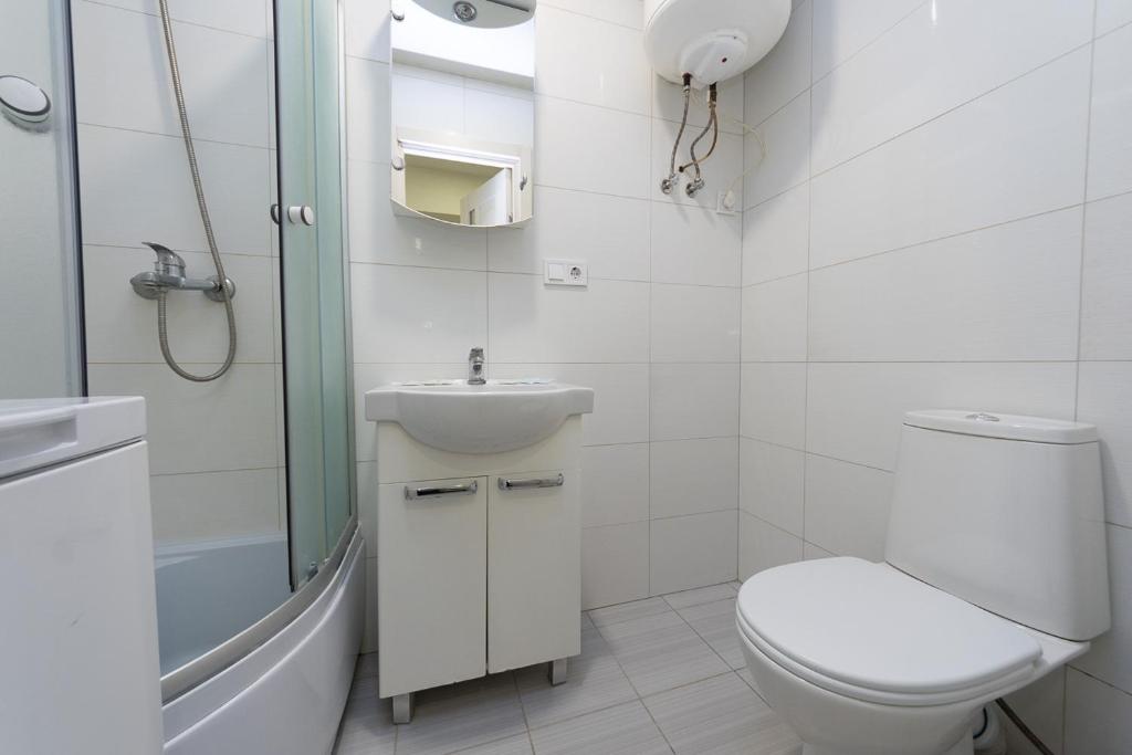 Koupelna v ubytování FlatRent SmartHouse