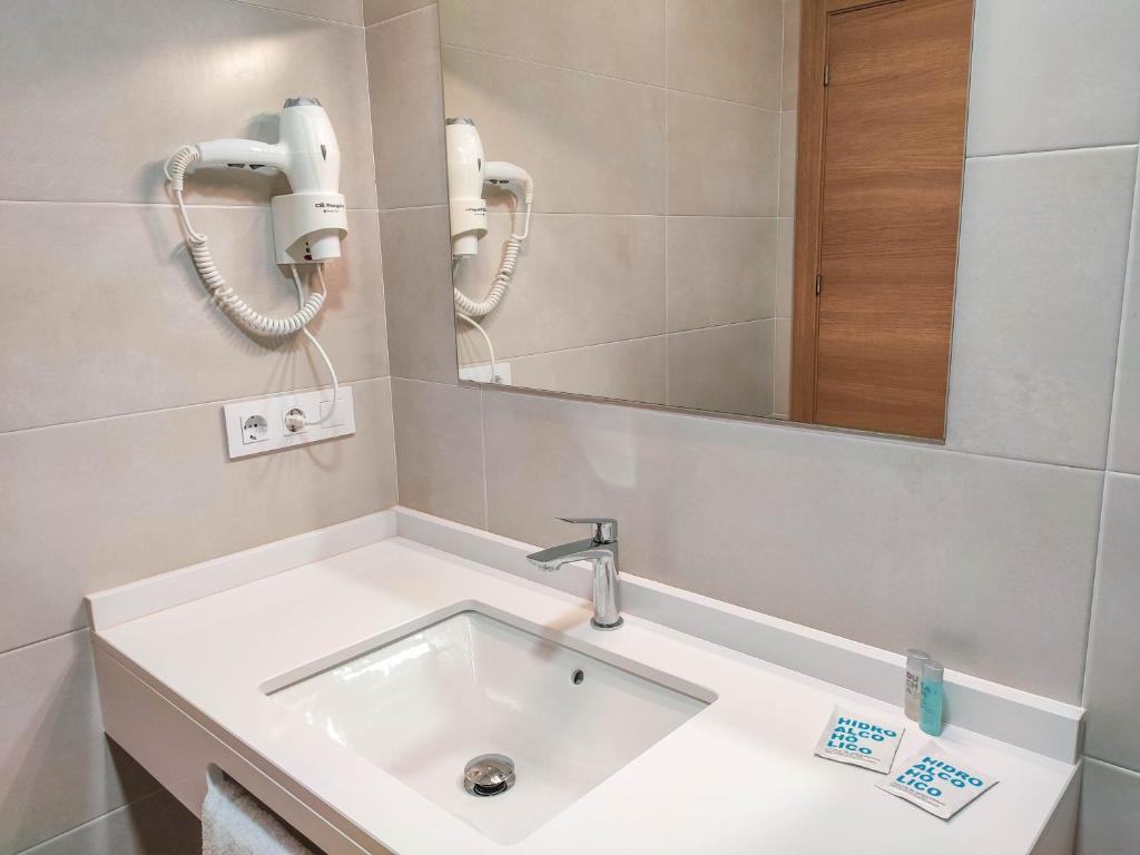 Koupelna v ubytování Hostal Óleo Auto Check-in