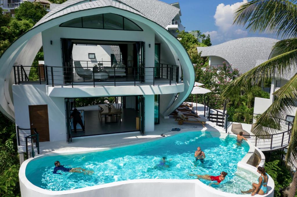Bazén v ubytování Villa The Spot Koh Samui nebo v jeho okolí