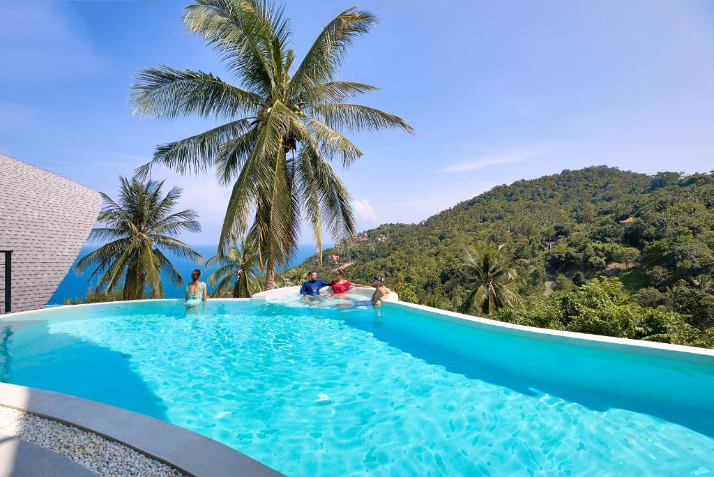 Bazén v ubytování Villa The Spot Koh Samui nebo v jeho okolí