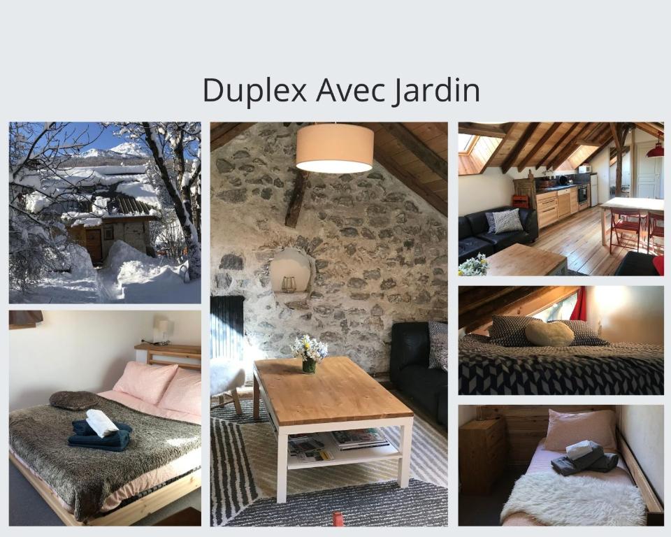 Photo de la galerie de l'établissement Appartement Duplex avec Jardin Attenant, à Briançon