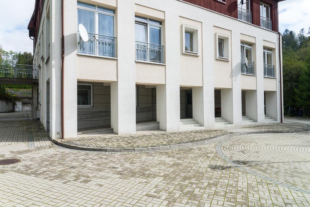 Budova, kde se apartmán nachází
