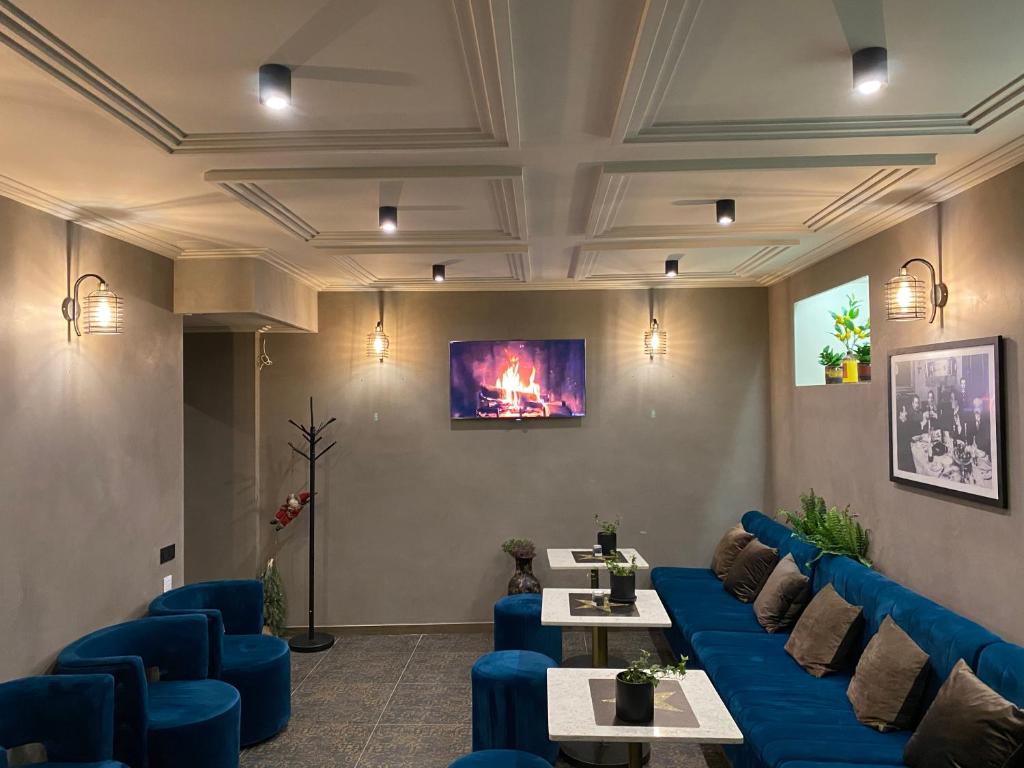 Posezení v ubytování Kuprin Hotel