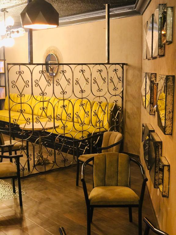 Posezení v ubytování Hotel Real de Minas Tradicional