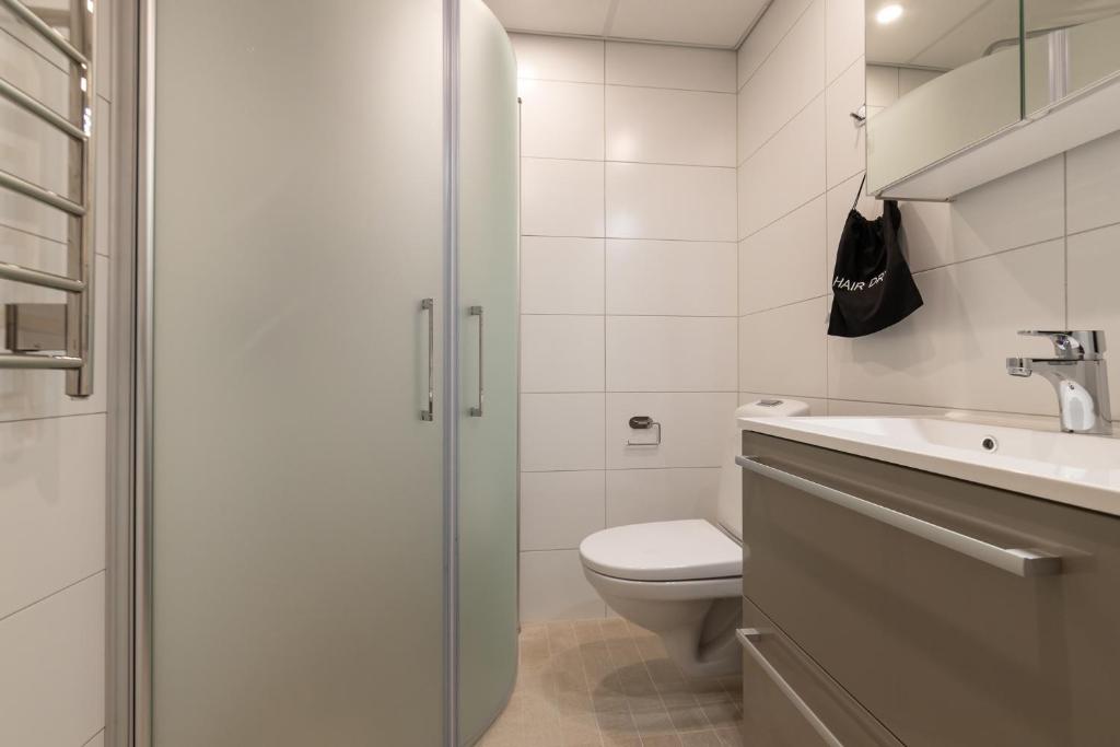 Ванная комната в Hotell Kurbits