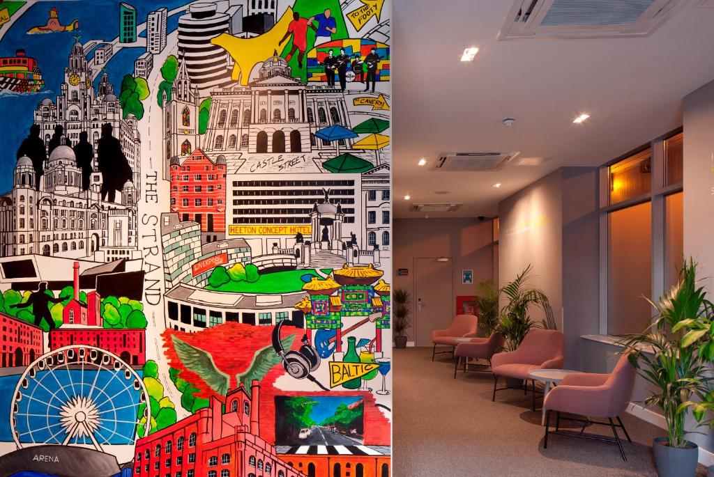 Heeton Concept Hotel - City Centre Liverpool - Resim 12
