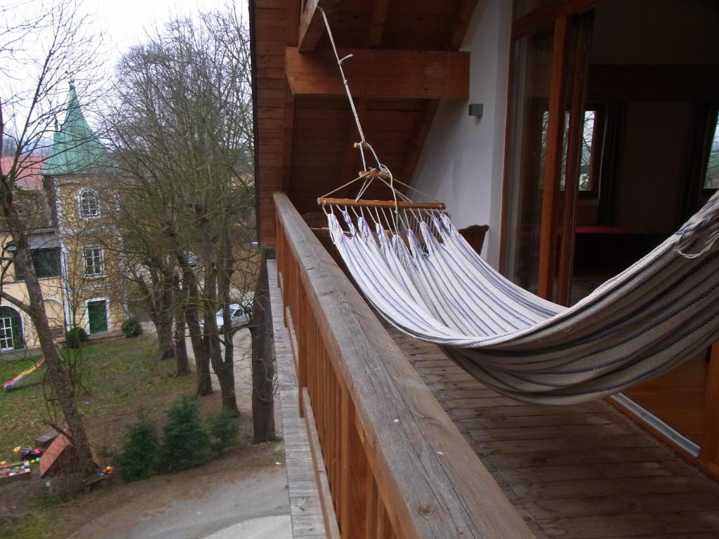 Balkón nebo terasa v ubytování Ferienwohnung Siloblick