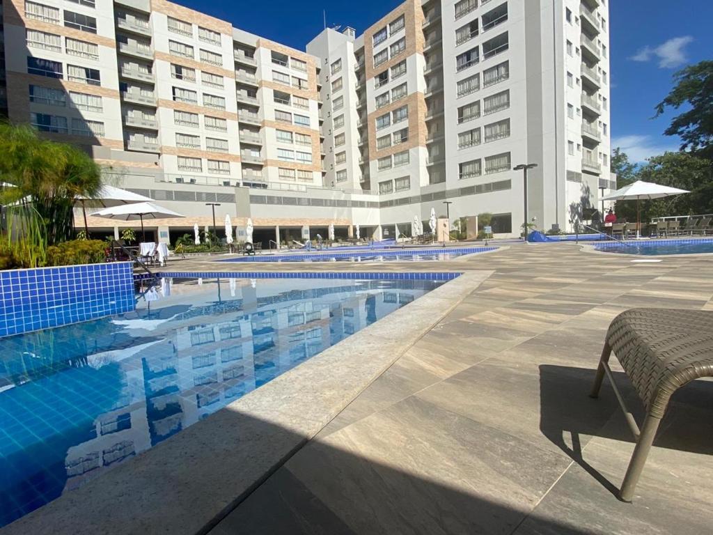  Flat 720 Park Veredas com Vista Serra e acesso ao Rio Quente!