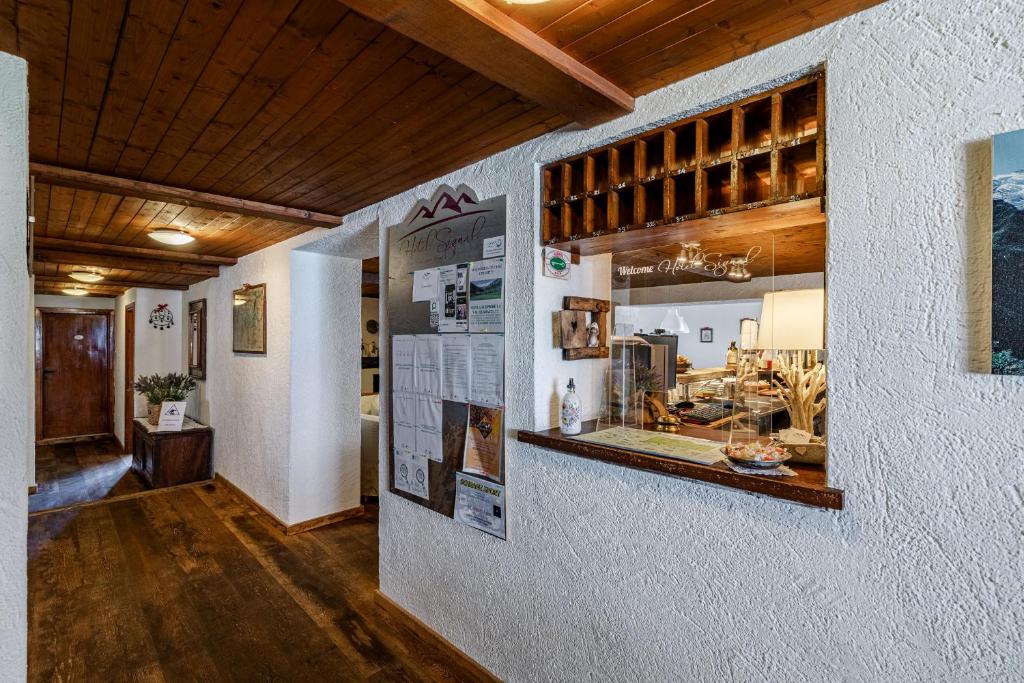 Kuchyň nebo kuchyňský kout v ubytování Hotel Signal