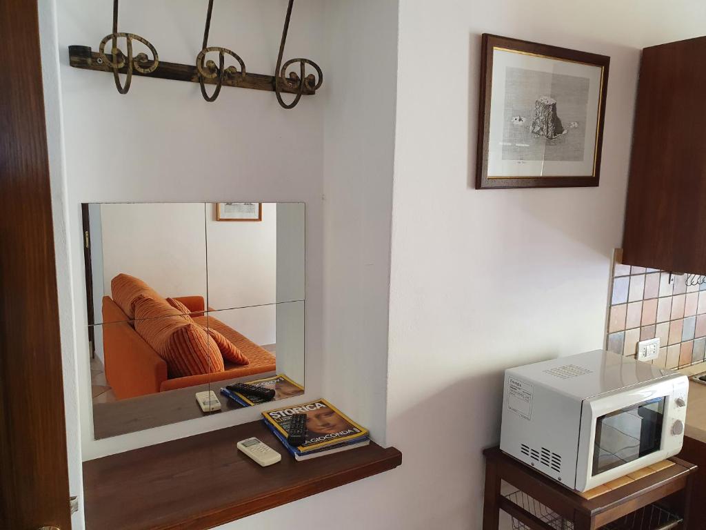 Kuchyň nebo kuchyňský kout v ubytování TORCHIO - Appartementi Il Palmento