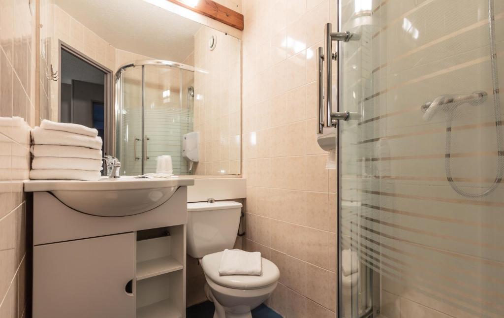 Koupelna v ubytování Hotel Lune Etoile