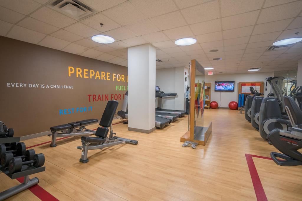 Fitness centrum a/nebo fitness zařízení v ubytování Red Deer Resort & Casino