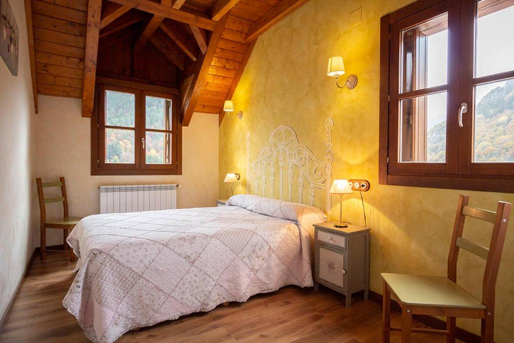 Postel nebo postele na pokoji v ubytování Apartamentos Onki Xin