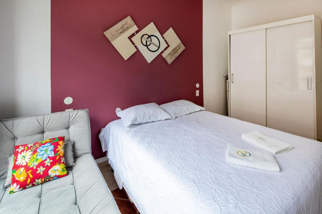  Studio economico com vista para o mar no posto 2 em Copacabana!