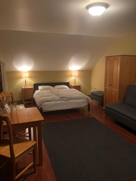 Posezení v ubytování Crowsnest Vineyards Guesthouse