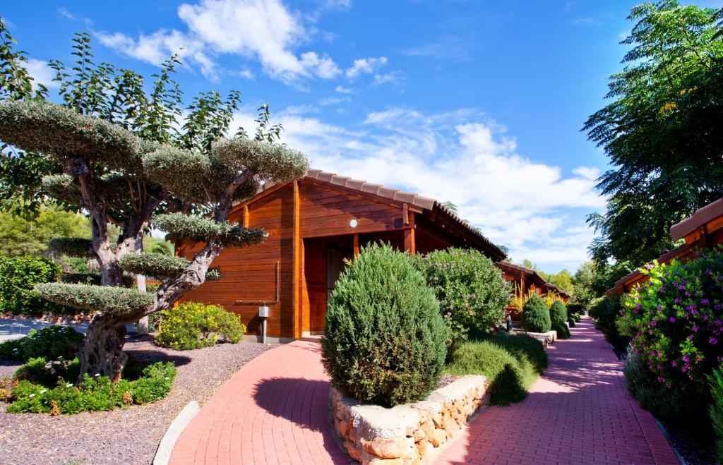 Zahrada ubytování Camping Ribamar