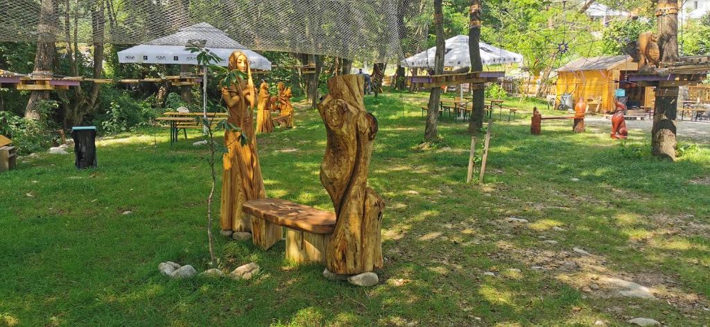 Zahrada ubytování Pensiunea Agroturistica Cerna, Vaideeni, Valcea