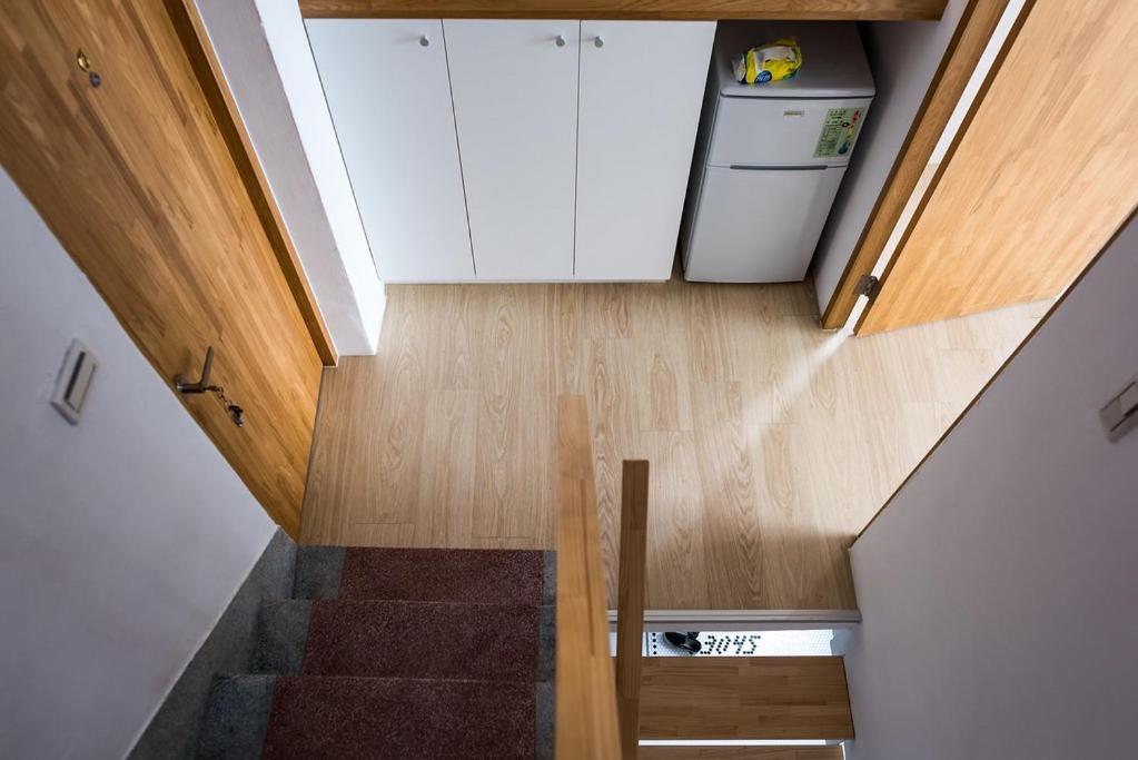 Kuchyň nebo kuchyňský kout v ubytování Tainan No 820