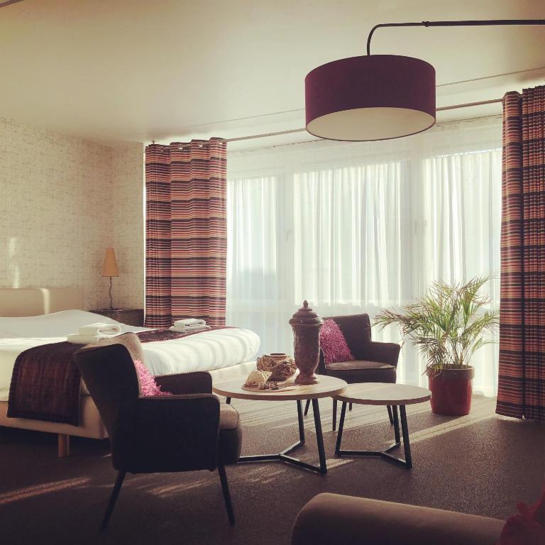 Postel nebo postele na pokoji v ubytování Hotel José
