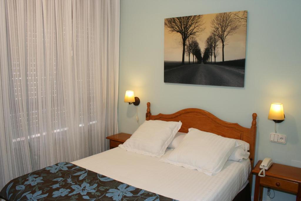 Cama o camas de una habitación en Hotel Arha Potes & Spa