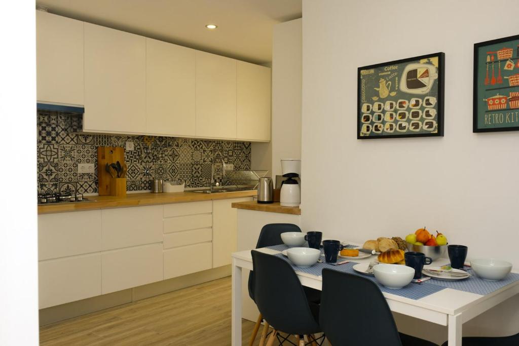 Kuchyň nebo kuchyňský kout v ubytování Love apartment Beco Torto, Cascais