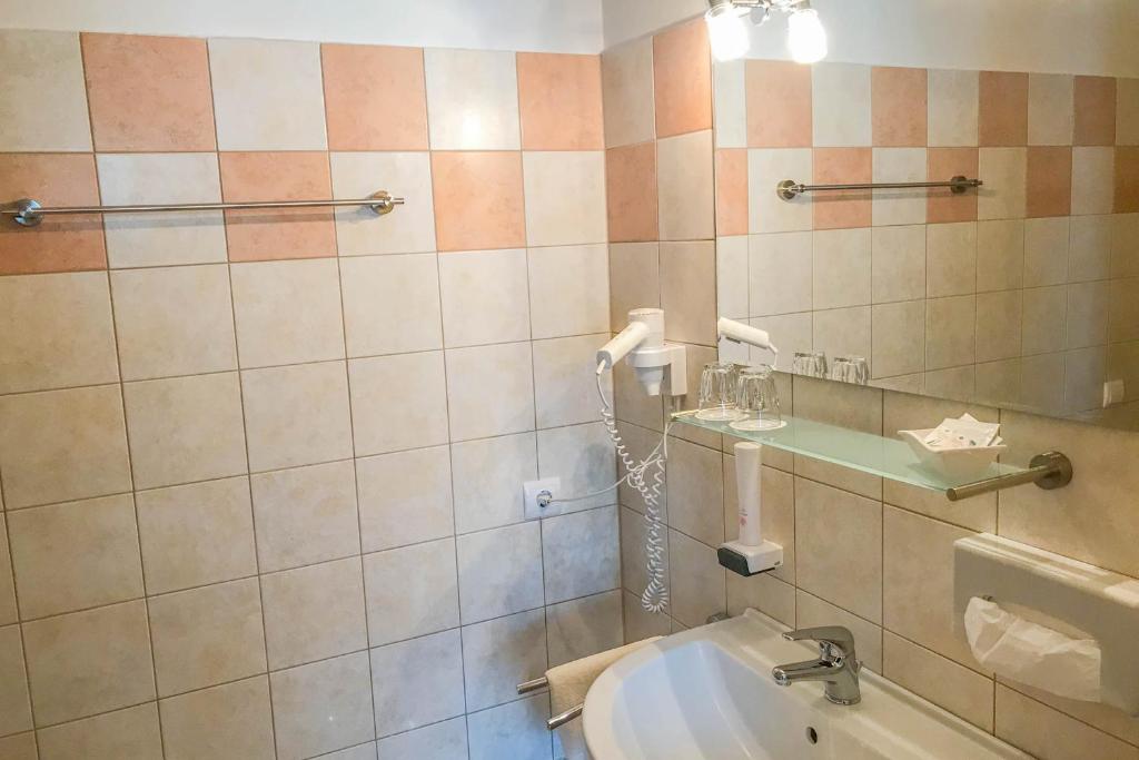 Koupelna v ubytování Gasthof-Pension Golob