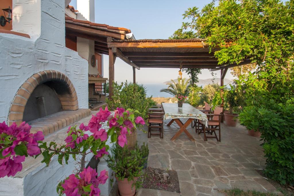 Zahrada ubytování Aegean Sea Villa Skiathos