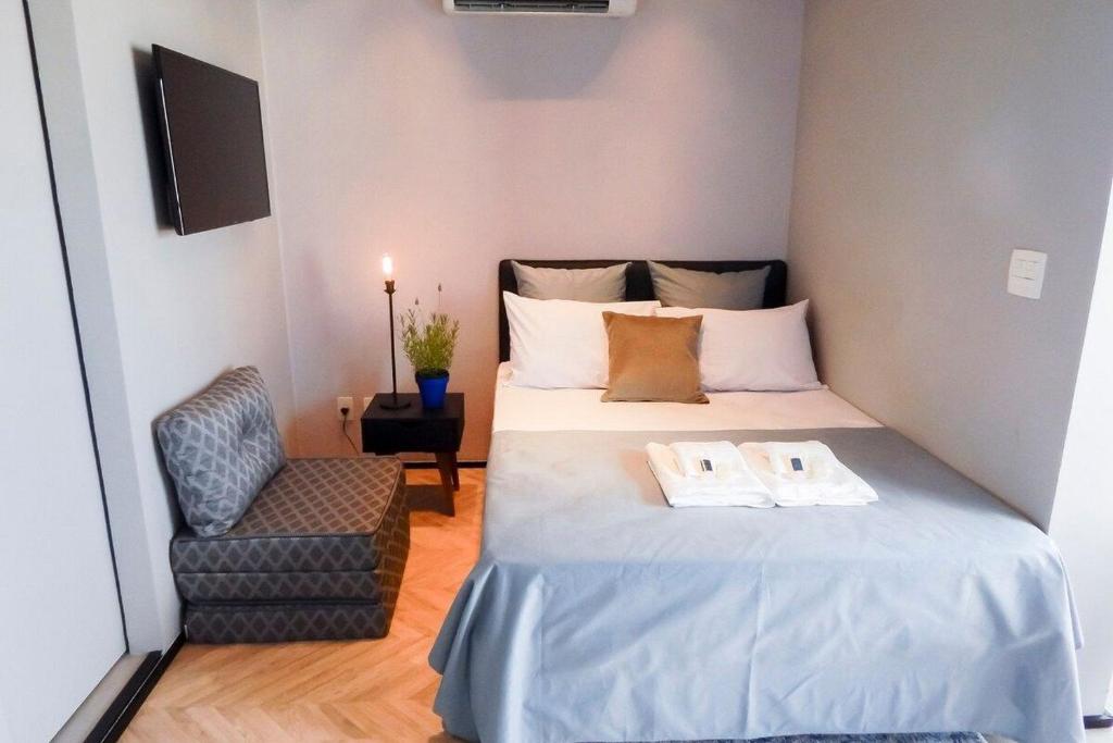  Studio Vila Olímpia com vista incrível!