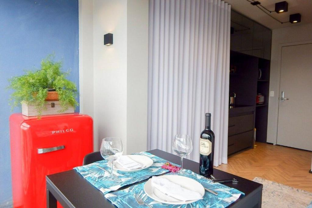  Studio Vila Olímpia com vista incrível!