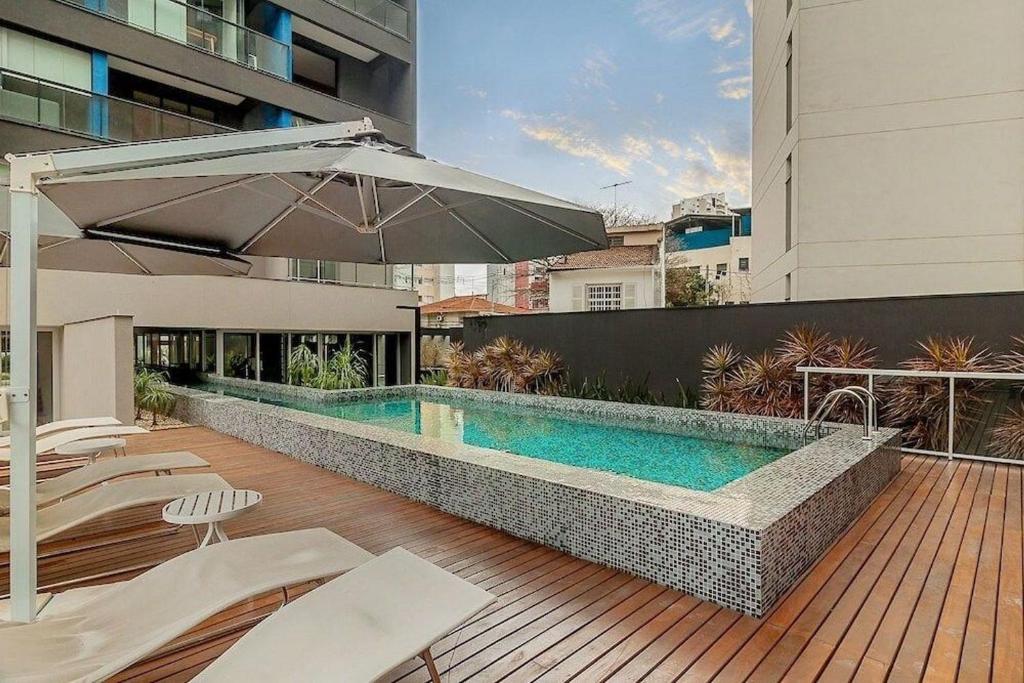  Studio Vila Olímpia com vista incrível!