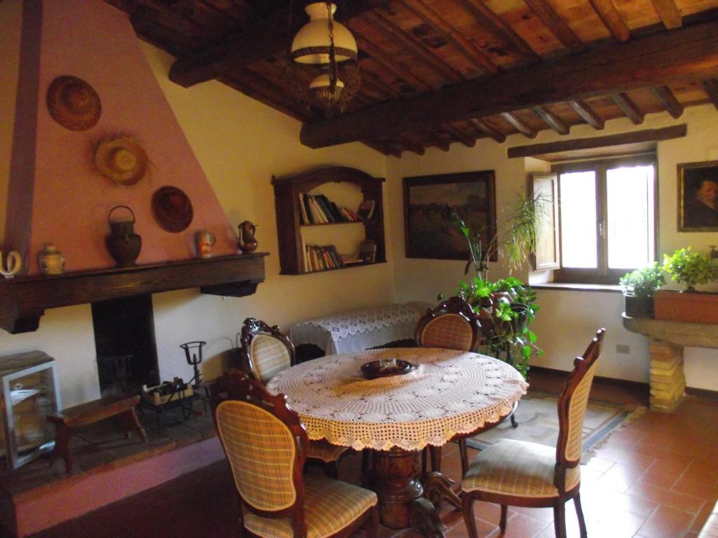 Posezení v ubytování Albergo Il Colombaio