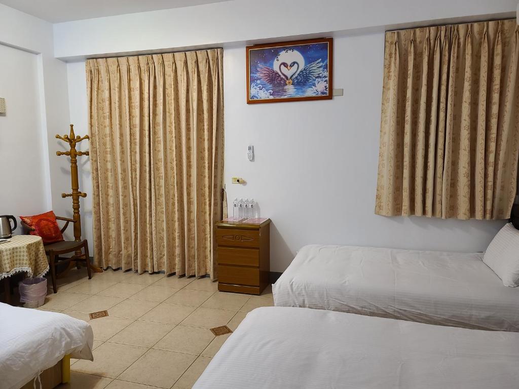 Postel nebo postele na pokoji v ubytování Fire B&B