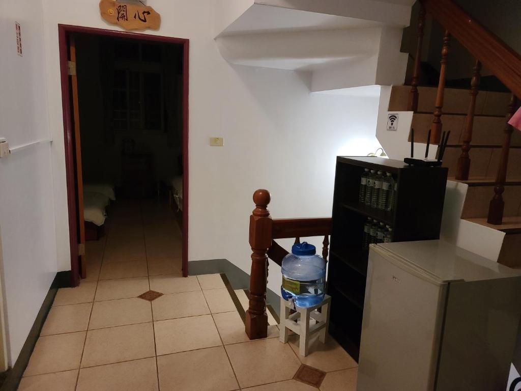 Kuchyň nebo kuchyňský kout v ubytování Fire B&B