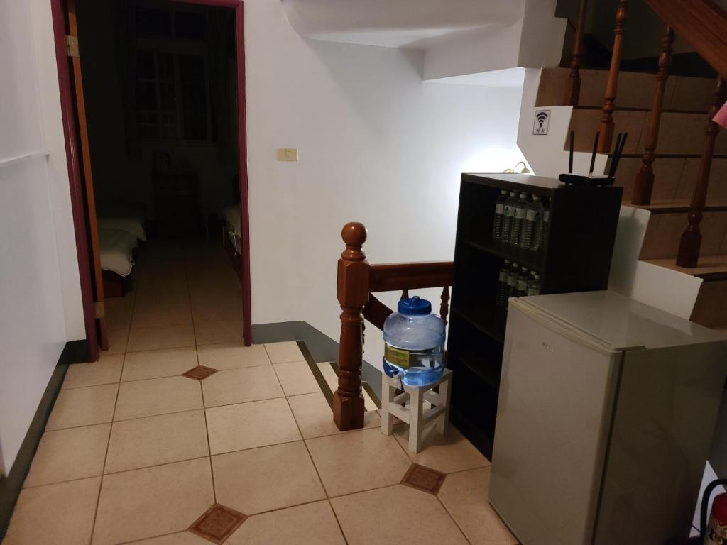 Kuchyň nebo kuchyňský kout v ubytování Fire B&B